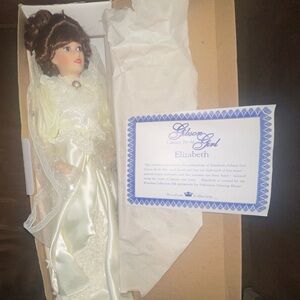 The Royalton Collection 16" Bride Porcelain Doll Elizabeth w/box